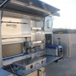 Acorn Toy Hauler, Overlanding, Car camping, Ohio Overland trailer, Aluminum Trailer, Roof Top Tent, Expedition Trailer, partner steel stove, partner steel griddle