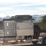 Dodge Ram Expedition Truck, Overlanding Truck, Truck Rack, Moab Utah offroad, Aluminum Truck Rack, Nuthouse Industries, Acorn Trailer, Car hauler trailer, Cincinnati overland, Ohio trailers