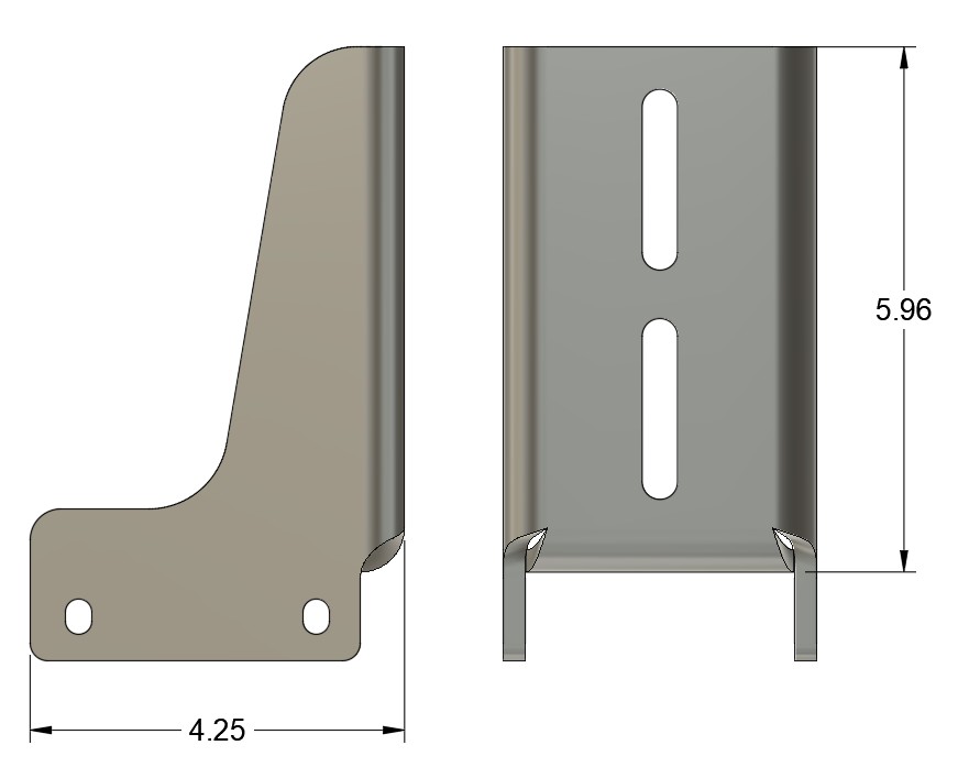 Awning Mount Brackets - Short - Image 4